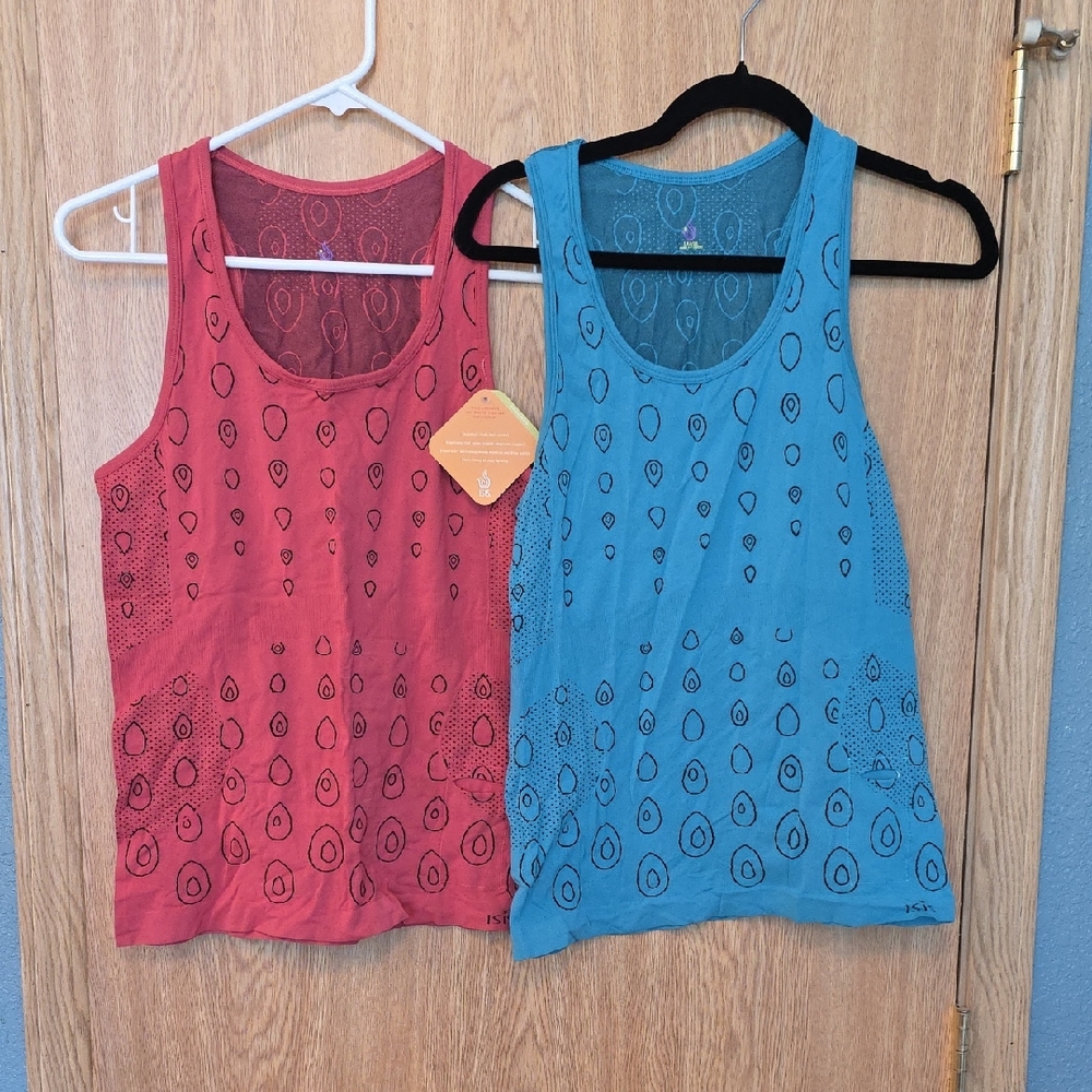Isis Women's Tank Tops - Coral and Teal